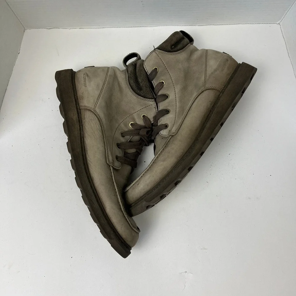 Sorel Madson II Moc Toe Waterproof Boots Mens 11 Grey Gorpcore Travel Casual